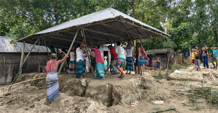কুড়িগ্রামে ছয় বছরে বসতবাড়ি হারিয়েছেন ১৫ হাজার পরিবার