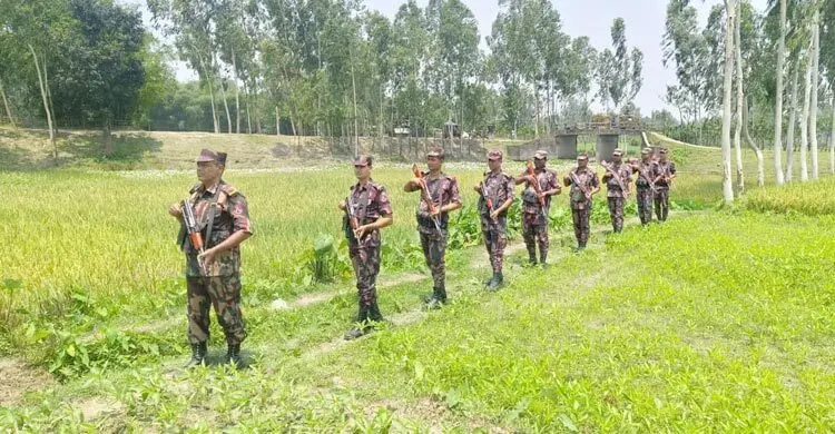 কুড়িগ্রামের ১৯৮ কিলোমিটার সীমান্তে বিজিবির কড়া নজরদারি