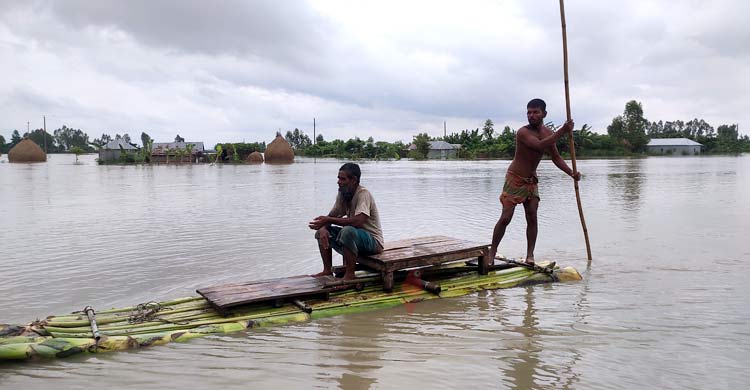 কুড়িগ্রামে দেড় লাখ মানুষ পানিবন্দি