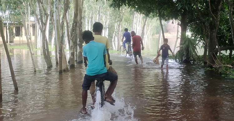 পানি কমলেও কমেনি দুর্ভোগ