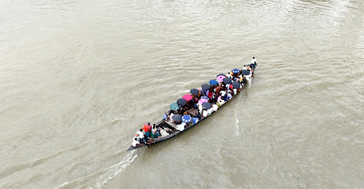 চিলমারী-রৌমারী নৌরুটে ড্রোন দিয়ে নজরদারি