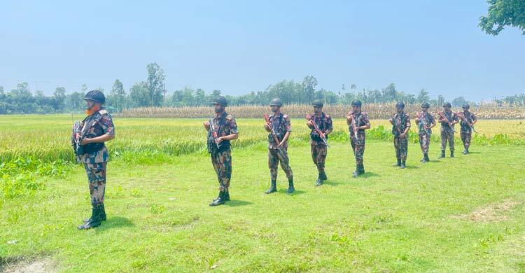 পুশইন ঠেকাতে সীমান্তে বিজিবির নিরাপত্তা জোরদার