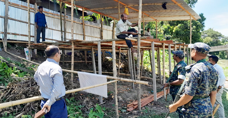 কুমার নদের অবৈধ স্থাপনা উচ্ছেদ করলো প্রশাসন