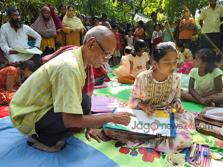 কী নেই নাসির স্যারের বাগানে, শুক্রবার হলেই ছুটে আসে শিশুরা