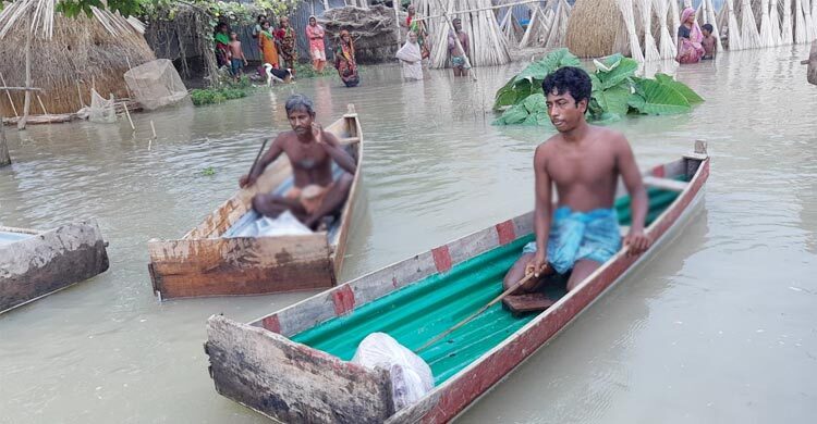 কুষ্টিয়ায় পদ্মা-গড়াই নদীর পানি বাড়ছে
