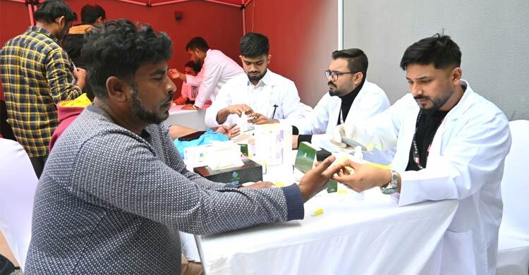 কুয়েতে ফ্রি মেডিকেল ক্যাম্প