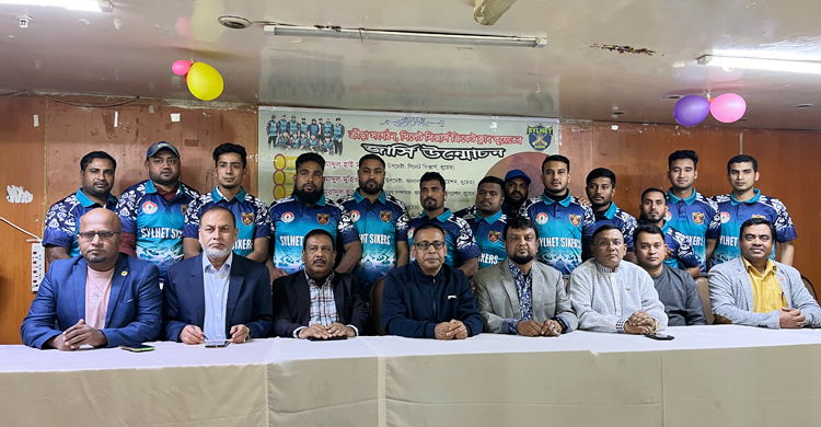 সিলেট সিক্সার্স ক্রিকেট ক্লাব কুয়েতের জার্সি উন্মোচন