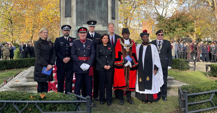 লন্ডনে রিমেমব্রেন্স সানডে উদযাপন