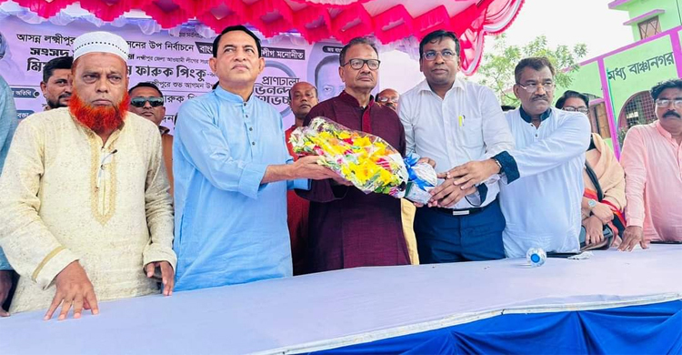 এলাকায় সংবর্ধনা পেলেন আওয়ামী লীগের পিংকু