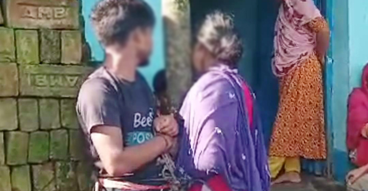 লালমনিরহাটে প্রেমিক যুগলকে গাছের সঙ্গে বেঁধে নির্যাতন