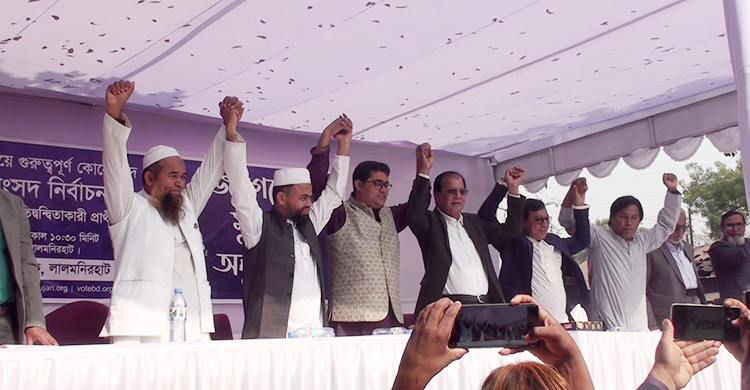 লালমনিরহাটের ভোটের মাঠে ফের প্রতিশ্রুতির জোয়ার