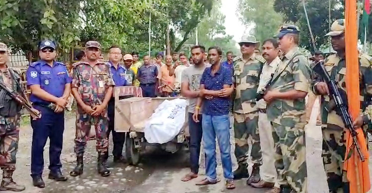 ধরলায় ভেসে এলো ভারতীয় শিশুর মরদেহ, পতাকা বৈঠকে হস্তান্তর