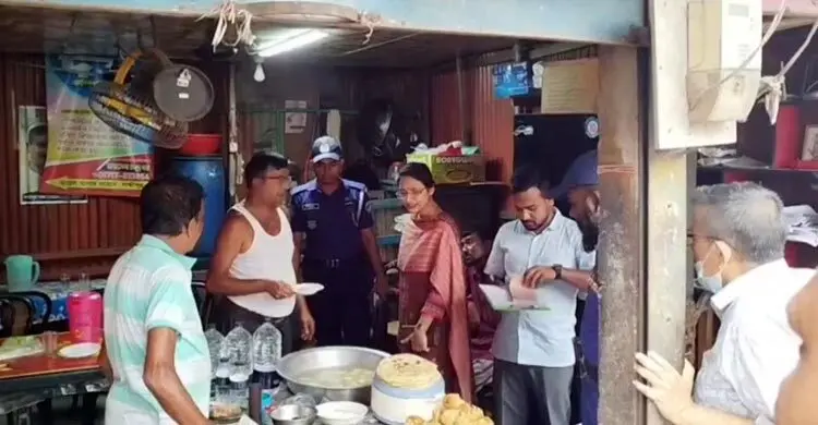 স্বাস্থ্যবিধি না মানায় চার প্রতিষ্ঠানকে গুনতে হলো জরিমানা