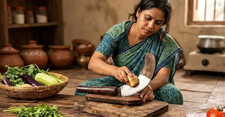 বঁটি-ছুরির মরিচা দূর করতে আলু ব্যবহার করুন