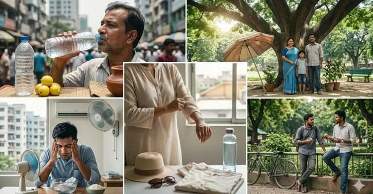 ৫ মিনিটেই বিপদ! জানুন হিট স্ট্রোক থেকে বাঁচার উপায়