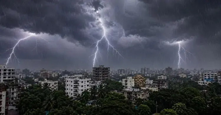 দুপুরের মধ্যে দেশের ৭ অঞ্চলে বজ্রসহ বৃষ্টি হতে পারে