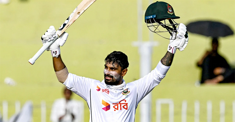 মিরপুর টেস্টে মুশফিকের পর লিটনের সেঞ্চুরি