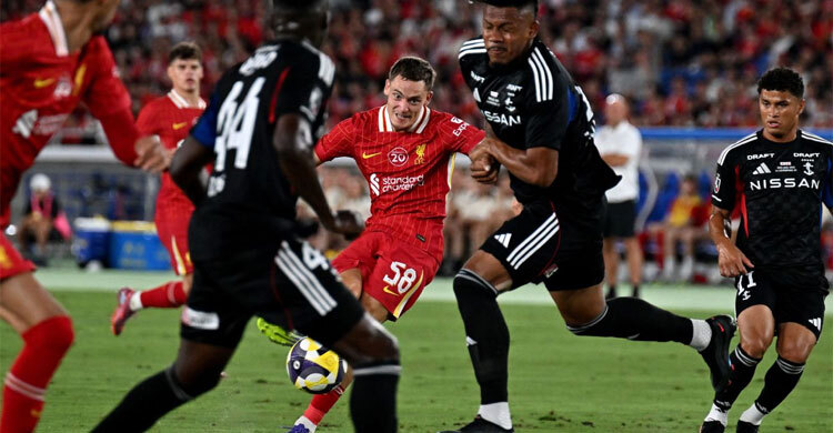 সুনামি সতর্কতায়ও জাপানি ক্লাবের বিপক্ষে খেললো লিভারপুল