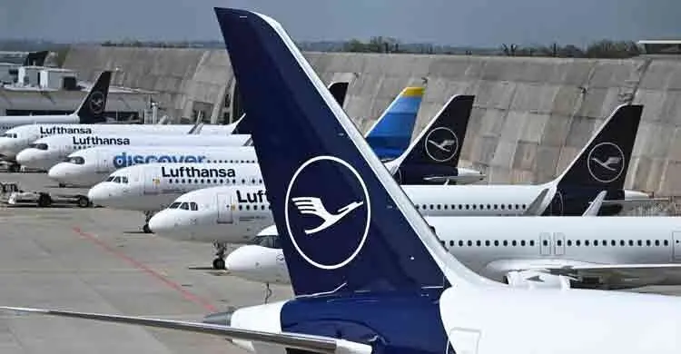 জ্বালানি সংকটে বিমানসেবা সাময়িক বন্ধ করছে লুফথানসা