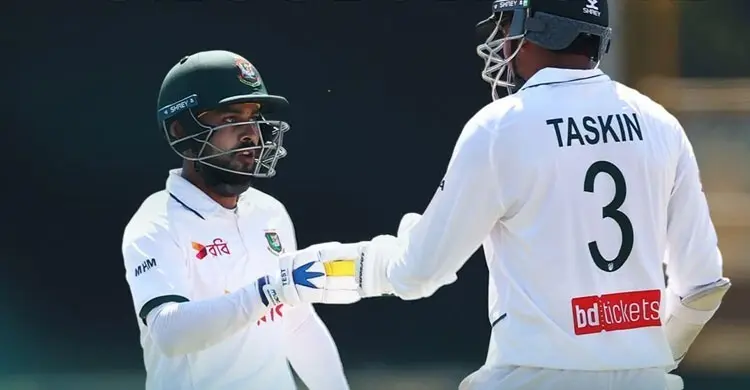 ২১৯ রানের লিড নিয়ে লাঞ্চে বাংলাদেশ