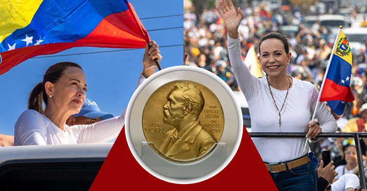 শান্তি নয়, রাজনৈতিক কারণেই নোবেল পেলেন ‘যুদ্ধবাজ’ মাচাদো?