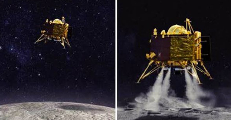 চাঁদে অবতরণে নিরাপদ জায়গা খুঁজছে চন্দ্রযান-৩