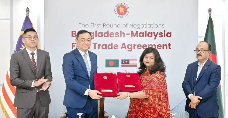 বাংলাদেশ-মালয়েশিয়া মুক্ত বাণিজ্য চুক্তির আলোচনা শুরু