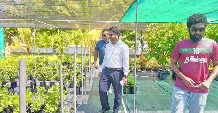 মালদ্বীপে কৃষি খামার পরিদর্শনে হাইকমিশনার