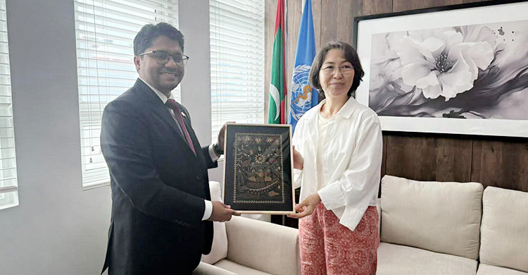 মালদ্বীপে ডব্লিউএইচও প্রতিনিধি ও বাংলাদেশ হাইকমিশনারের সাক্ষাৎ