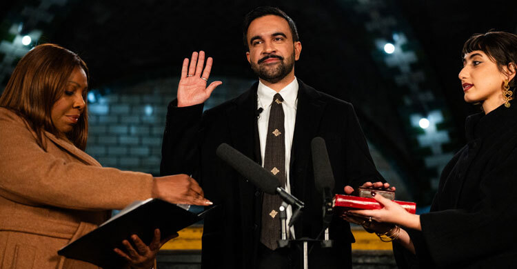 Zohran Mamdani sworn in as New York City mayor