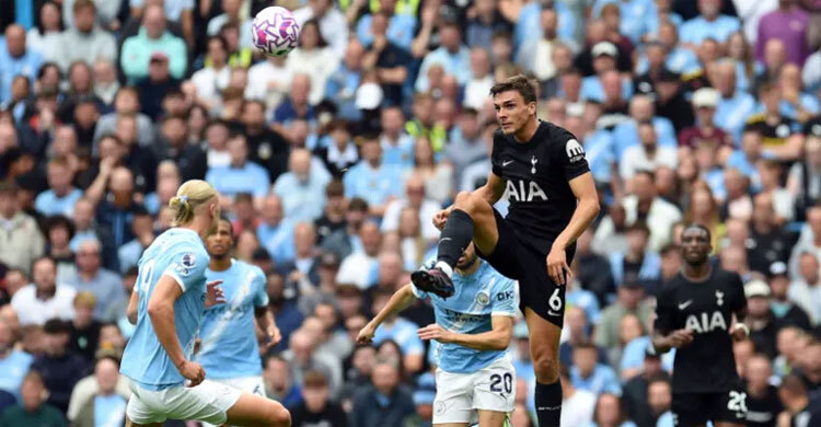 হাইভোল্টেজ ম্যাচে ম্যানসিটিকে হারালো টটেনহ্যাম