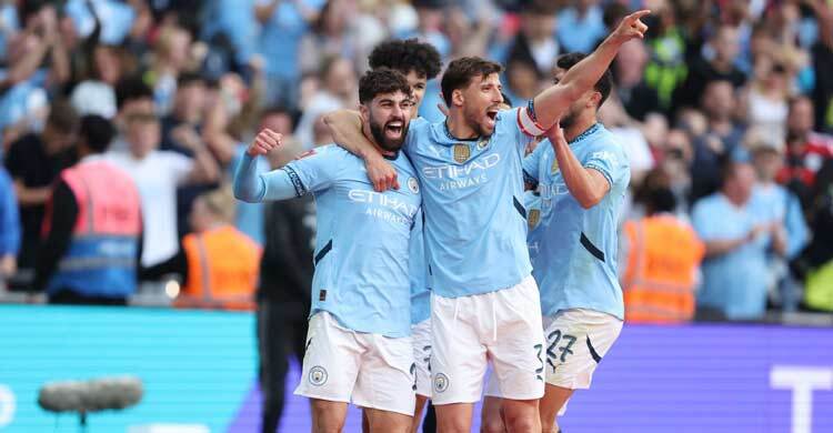 নটিংহ্যামকে হারিয়ে টানা তৃতীয়বারের মতো ফাইনালে ম্যানসিটি