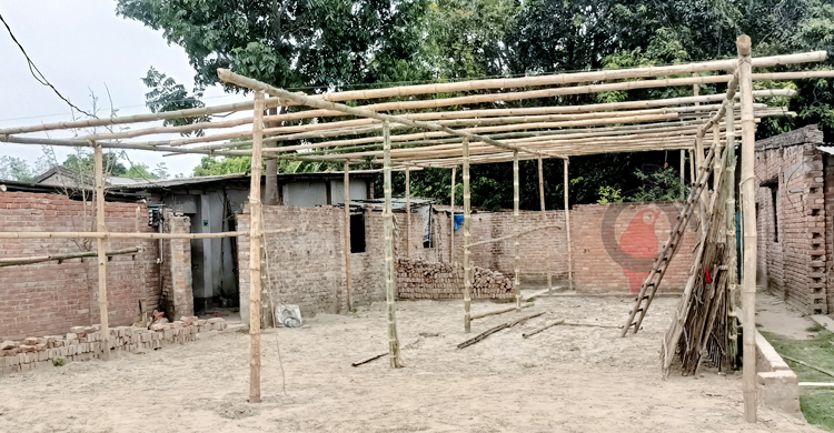 প্রস্তুত হচ্ছে আড়ত, শিগগির জমবে কানসাটের আমবাজার