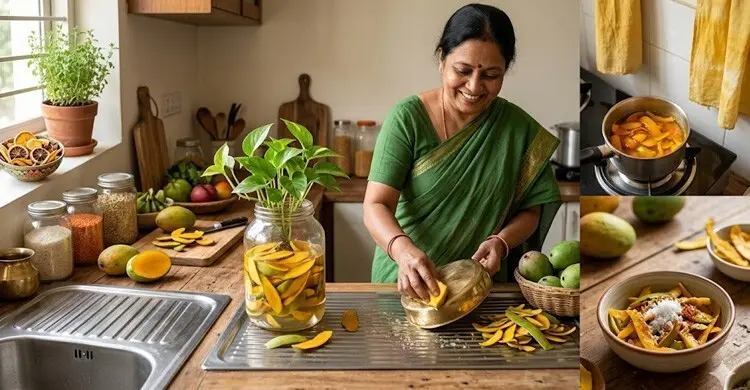 আমের খোসা দিয়েই হবে ঘরের পাঁচ কাজ