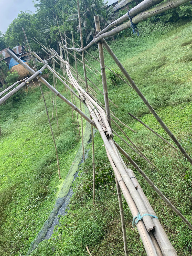 এক বাঁশের সাঁকোই সাত গ্রামের ভরসা