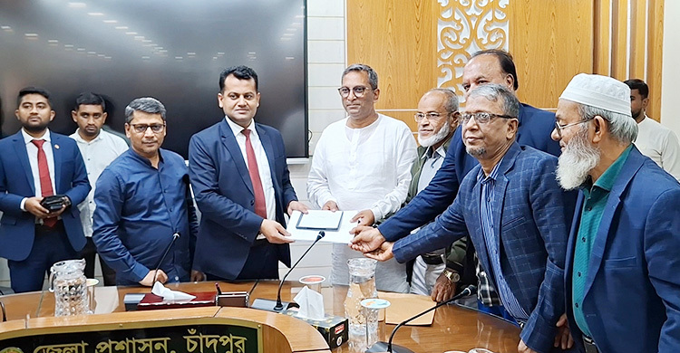 চাঁদপুর-৩ আসনে মনোনয়নপত্র সংগ্রহ করলেন বিএনপি প্রার্থী মানিক