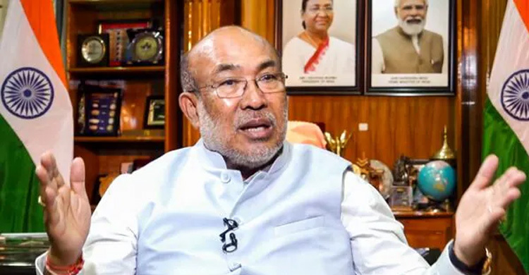 ২ বছর সহিংসতার পর পদত্যাগ করলেন মণিপুরের মুখ্যমন্ত্রী