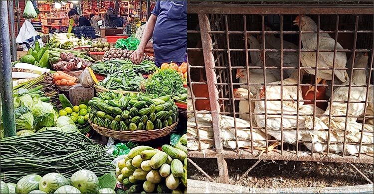 খুলনায় স্থিতিশীল সবজির বাজার, দাম বেড়েছে মুরগির