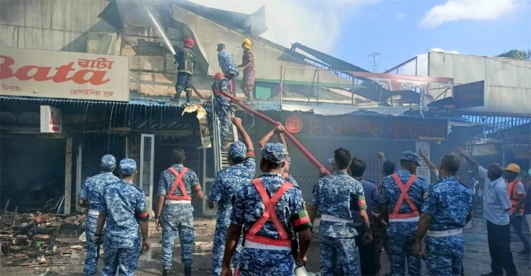Krishi Market fire under control after 5.30 hours