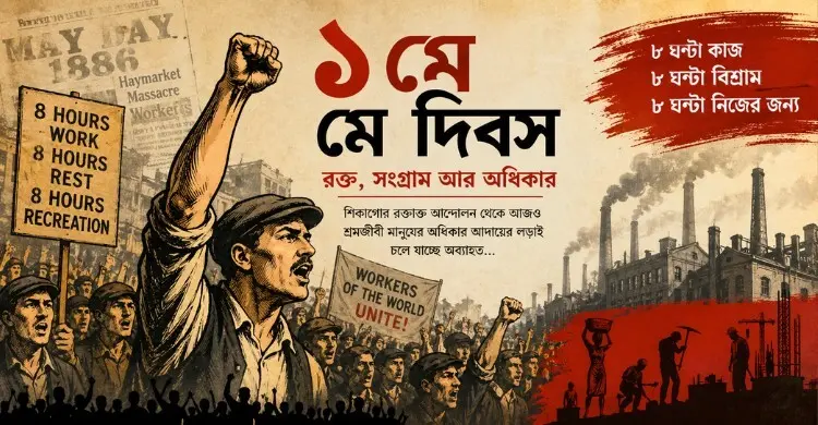 শ্রমিকের সংগ্রাম আর রক্তে যে দিবসের সূচনা