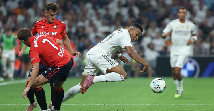 Mbappe nets penalty as Real Madrid win La Liga opener