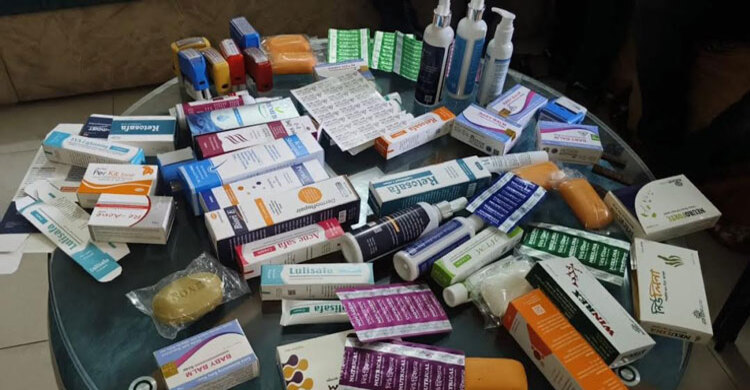 নকল ওষুধ-প্রসাধনী কারখানায় যৌথ অভিযান, বিক্রয় প্রতিনিধির সাজা