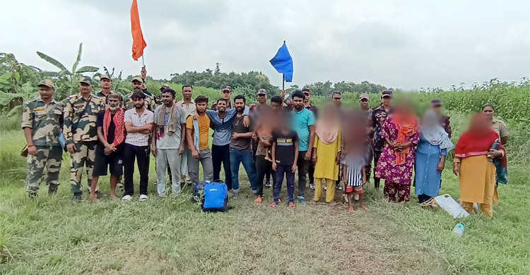 মুজিবনগর সীমান্ত দিয়ে ১৭ বাংলাদেশিকে হস্তান্তর করেছে বিএসএফ