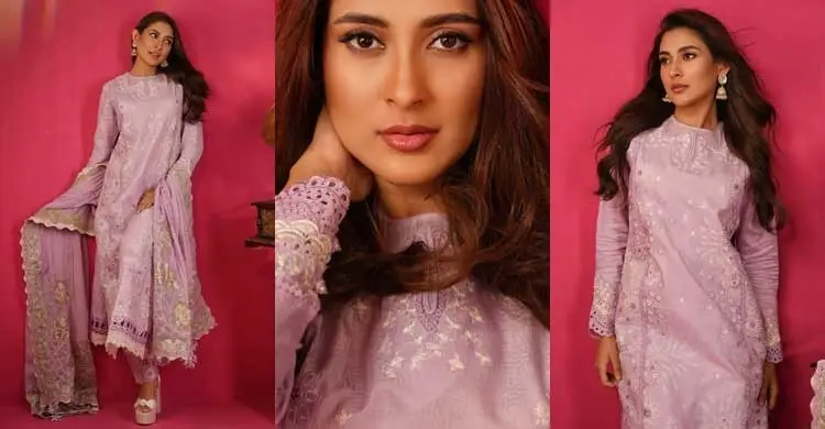 লাইলাক আভায় মেহজাবীনের স্নিগ্ধ নান্দনিকতা