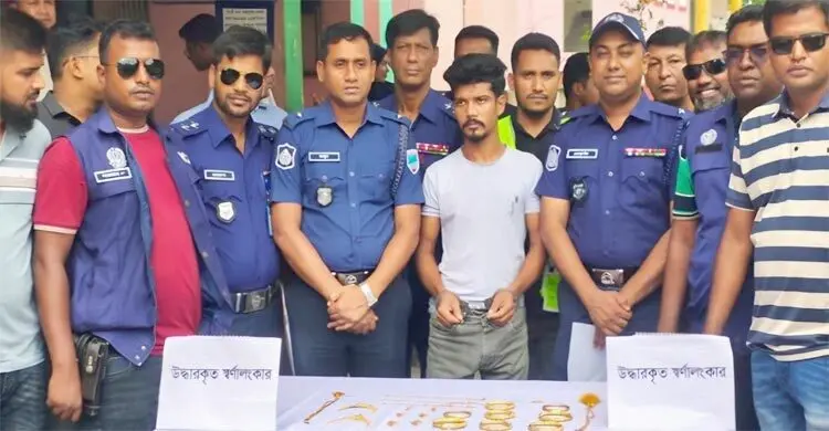 মাটির নিচে লুকিয়ে রাখা ১১ ভরি স্বর্ণালংকার চুরি, গ্রেফতার ১