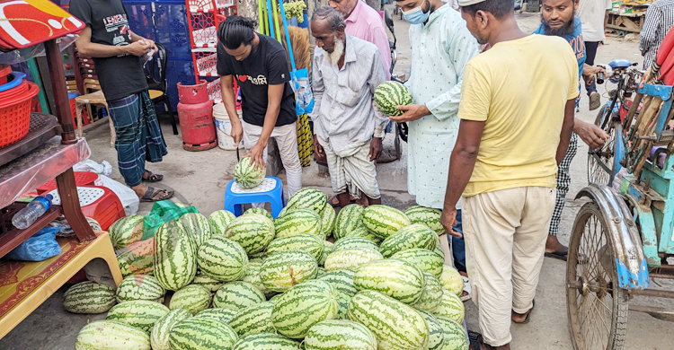গরমে ৩০০ টাকার তরমুজ ৬০০