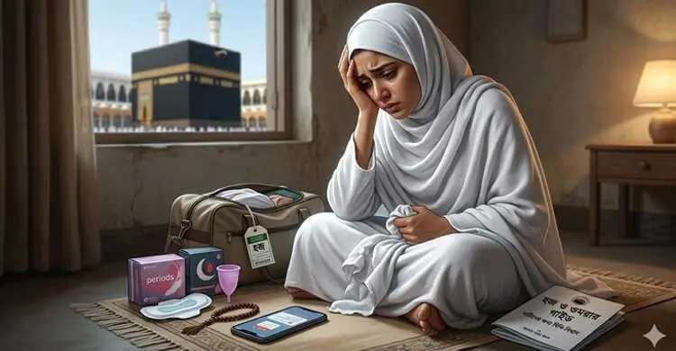 হজে গিয়ে মাসিক শুরু? জেনে নিন করণীয়