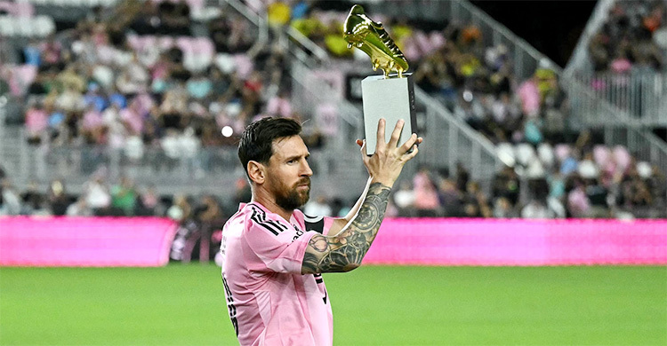 এমএলএসে গোল্ডেন বুট উঠলো মেসির হাতে