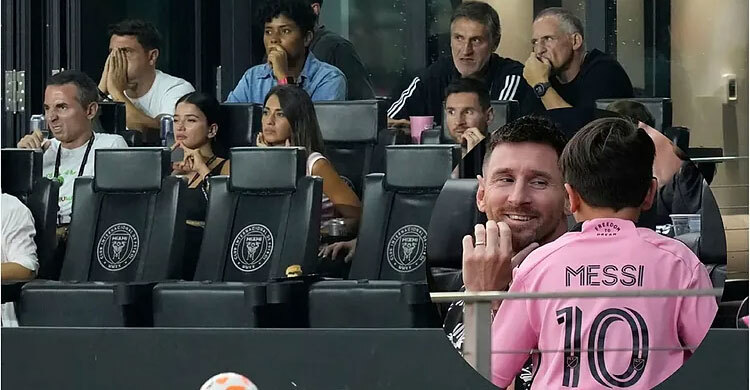 ছোট ছেলের জাদুকরি ফ্রি-কিক দেখে নিজেই মুগ্ধ মেসি