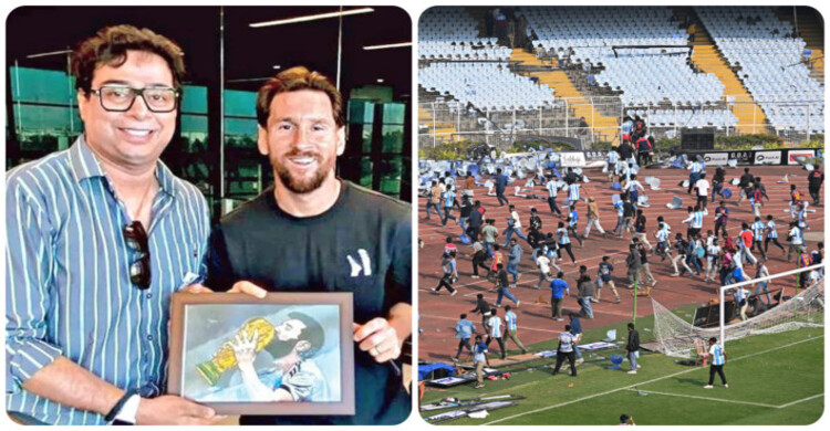 সল্টলেকের বিশৃঙ্খলায় আ'ট'ক আয়োজক শতদ্রু